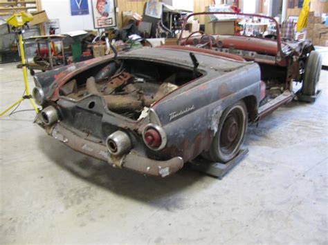 1955 FORD T BIRD PARTS CAR - Classic Ford Thunderbird 1955 for sale