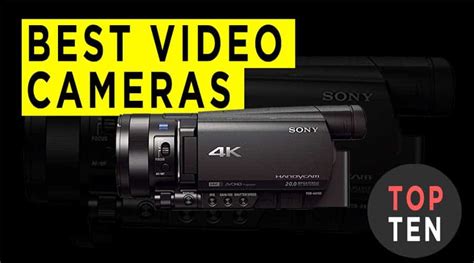 The Best Video Cameras in 2024 (4K/HD)