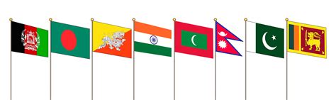 Flags of South Asian countries PNG | Clipart Nepal