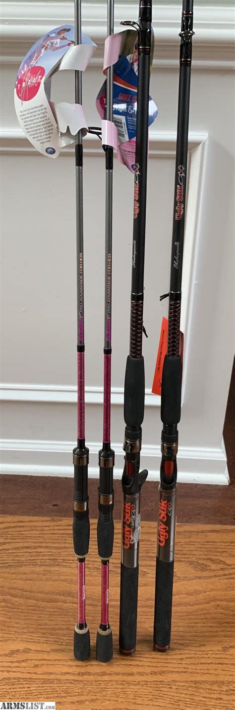 ARMSLIST - For Sale: 4 fishing rods