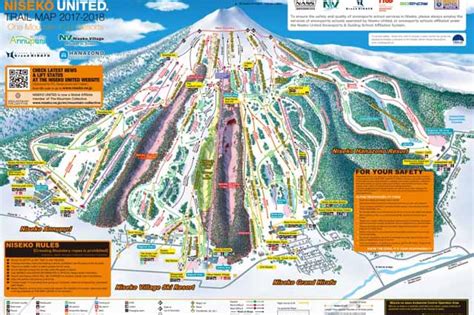 Niseko United Trail Map & Bus Schedule 2017-18 - SkiJapan.com