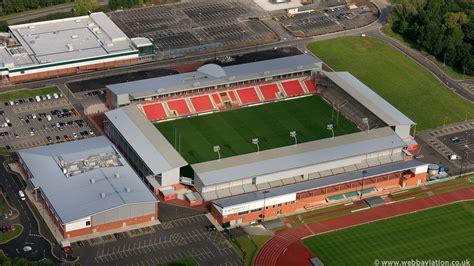 Leigh Sports Village from the air | aerial photographs of Great Britain ...