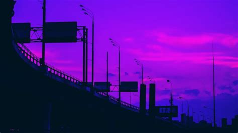 Aesthetic Bridge [3840X2160] : wallpaper | Dark purple wallpaper ...