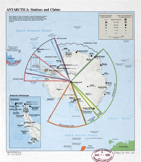 Large Detailed Map Of Antarctica Antarctica Large