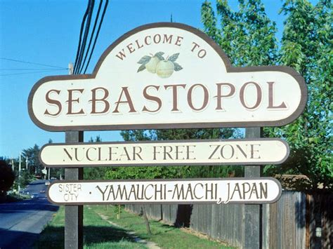 Geographically Yours Welcome: Sebastopol, California