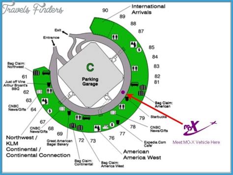 Mci Airport Terminal Map | Tourist Map Of English