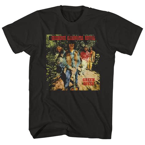 Creedence Clearwater Revival T-Shirt | Green River Album Art Creedence ...