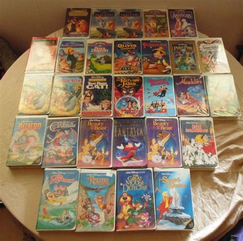 Lot of 29 Disney VHS Tapes Black Diamond The Classic’s Masterpiece ...