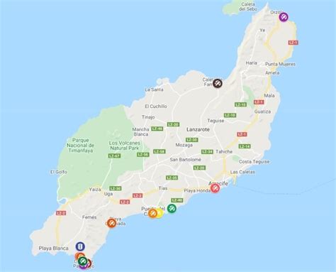 Lanzarote Maps - The Tourist Maps you Need to Plan Your Trip