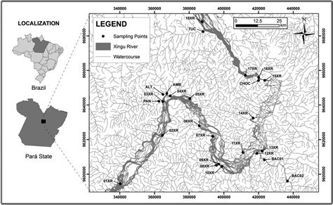 Xingu River Map