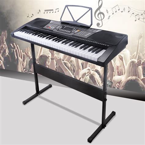 Uenjoy 61 Key Music Electronic Keyboard Electric Digital Piano LED ...