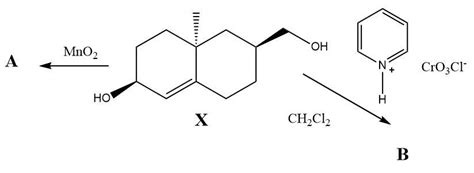 Pyridinium chlorochromate and $ Mn{O_2} $ are used as selective ...