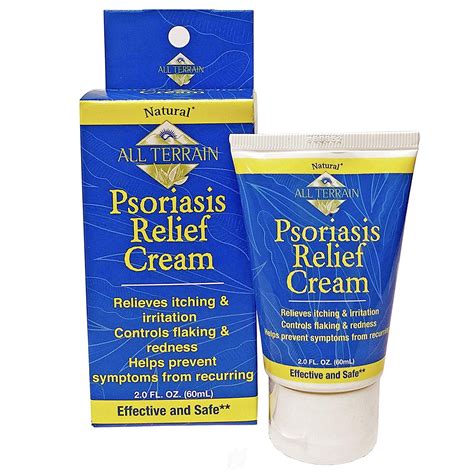 Psoriasis Relief Cream 2 Oz by All Terrain, Pack of 2 - Walmart.com ...