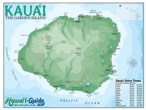 Kauai Maps - Updated Travel Map Packet + Printable Map | HawaiiGuide