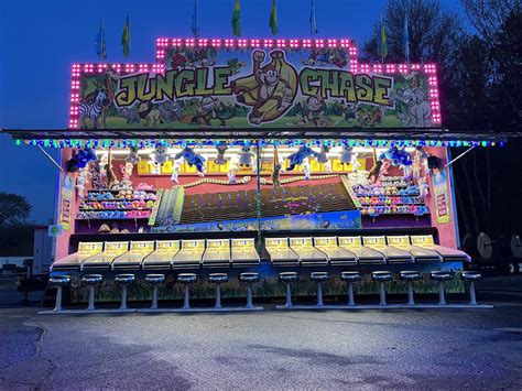 Jungle Chase derby carnival game trailer rental night - ACP Entertainment