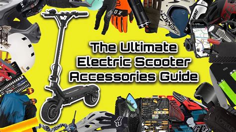 The Ultimate Electric Scooter Accessories Guide!