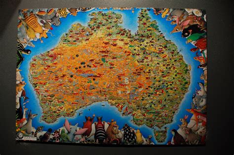 Animal map of Australia | Adelaide Zoo, South Australia | Flickr