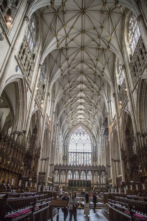 York Minster. Gothic Nave, Interior Free Stock Photo - Public Domain ...