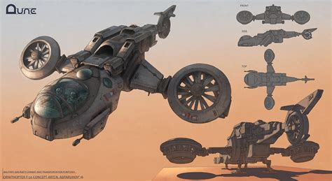 DUNE ornithopter concept by NikolayAsparuhov on DeviantArt