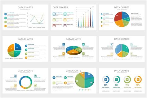 Data Charts PowerPoint Template , #SPONSORED, #UPDATES#FREE#Data#Buy # ...