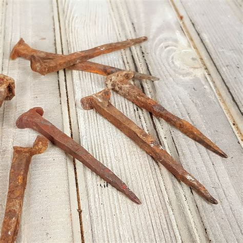 Antique Nails Iron Nails Set of 10 Iron Nails Ancient Iron - Etsy Ireland