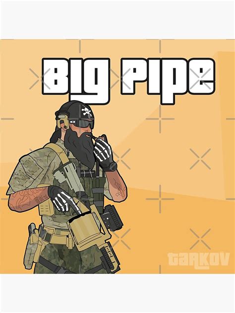 "Big Pipe - Escape From Tarkov - GTA Style" Photographic Print for Sale ...