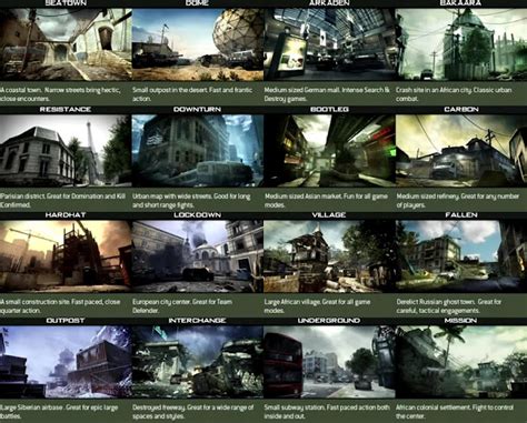 Modern Warfare 3: Maps MW3