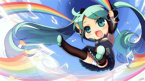 Chibi Miku Wallpapers - Top Free Chibi Miku Backgrounds - WallpaperAccess