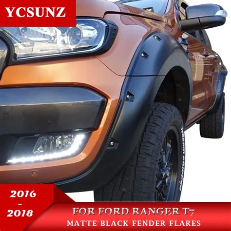 Aliexpress.com : Buy 2016 2018 Fender Flare For Ford Ranger Wildtrak ...