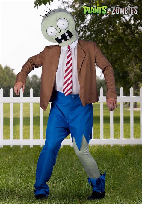 Plants vs Zombies Adult Zombie Costume | Video Game Costumes