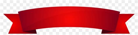 Banner Red Clipart Image - Red Ribbon Banner Png - Free Transparent PNG ...