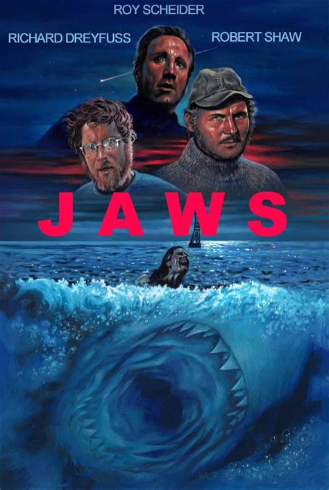 Jaws (1975) [656 x 975] | Klassische horrorfilme, Weißer hai, Horrorfilme