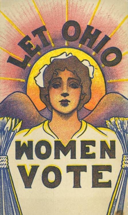 One of the most colorful of all of the suffrage postcards, this from ...