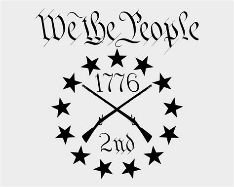 We the People 2nd Amendment Svg Files for Cricut Union Stars - Etsy ...