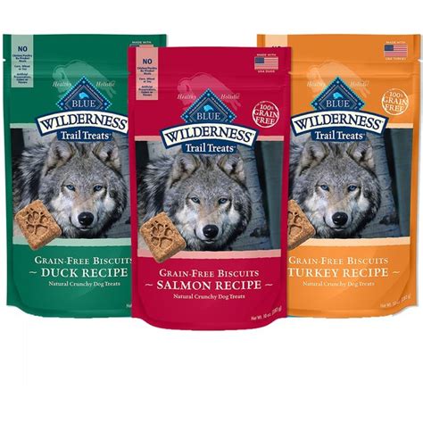 BLUE BUFFALO Wilderness Trail Treats Grain-Free Variety Pack Crunchy ...