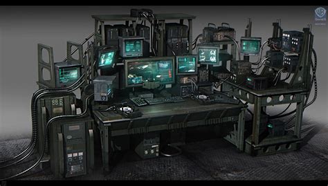 BATMAN: ARKHAM ORIGINS Batcomputer & Batsuit Display Concept Art