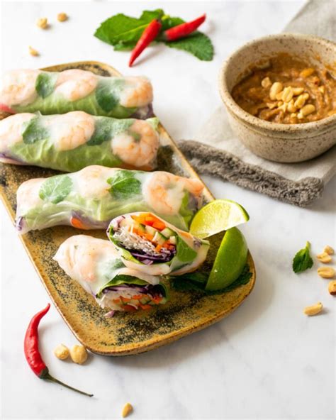 Vietnamese Fresh Spring Rolls | Blue Jean Chef - Meredith Laurence