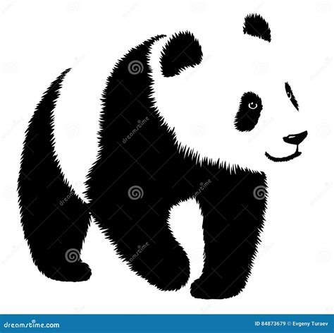 Panda Clipart Black White