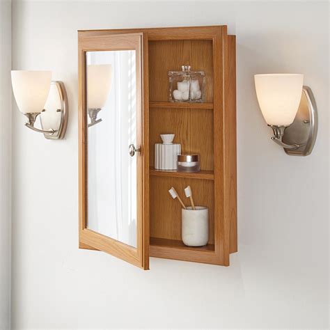 Medicine Cabinets Recessed Wood / Hotel Recessed Medicine Cabinet ...