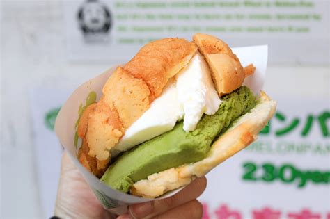 World’s Second Best Freshly Baked Melonpan Ice-Cream OSAKA – Delicious ...