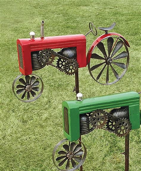 Red Tractor Wind Spinner Spinning Wheels - Etsy