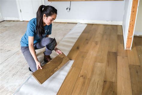 How to install click lock engineered hardwood flooring – Artofit