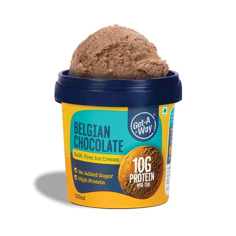 Belgian Chocolate Ice Cream | High Protein | Get-A-Way