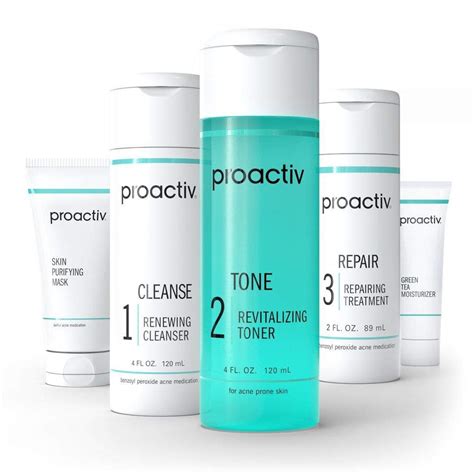 Proactiv 3 Step Acne Treatment - Benzoyl Peroxide Face Wash, Repairing ...