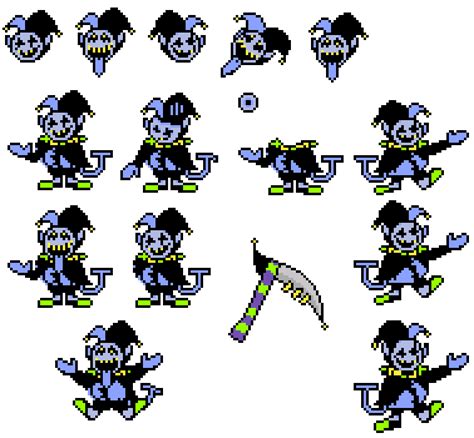 Pixilart - Jevil sprite update by Lekitu