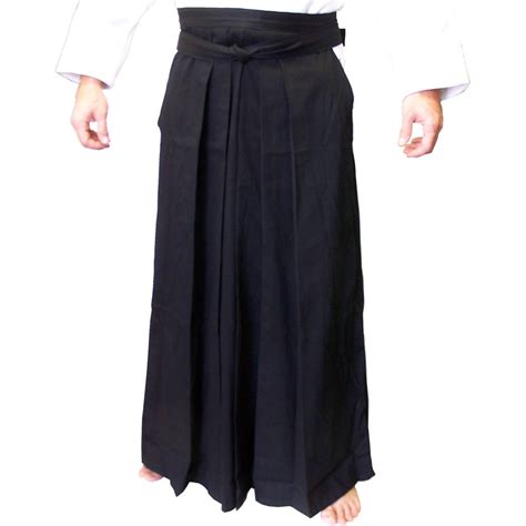 pictures of hakama | Black Aikido Hakama Pants - Front | Jedi Outfit ...