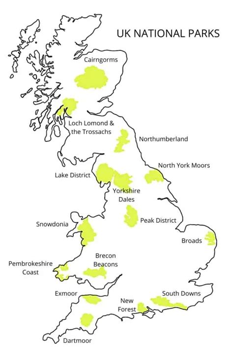 The UK National Parks - Map, Guide and Visiting Tips | National parks ...