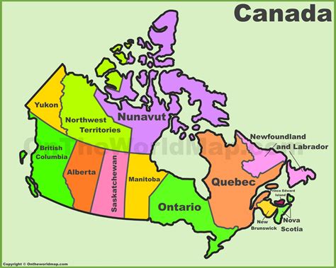 Map Canada Territories – Get Map Update