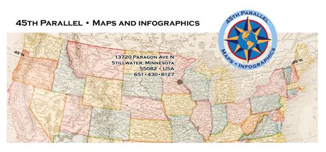 45th Parallel Map