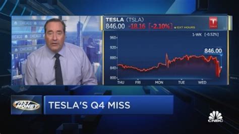 Tesla misses on earnings